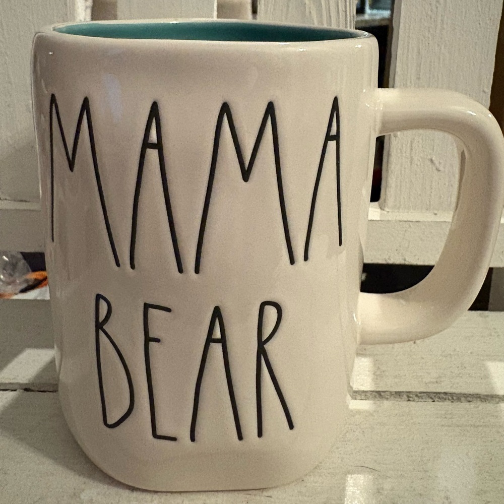 Rae Dunn White “Mama Bear” Ceramic Mug